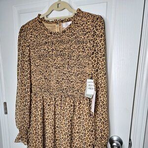 NWT Rachel Parcell Animal Print Dress Size 6